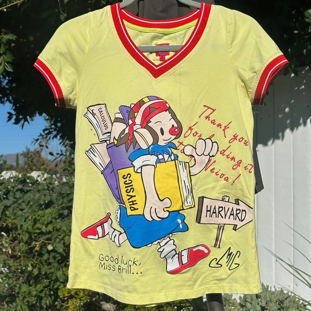 E-Ego Yale, Virginia Tech, Ms. Brill, Physics V-Neck Shirt